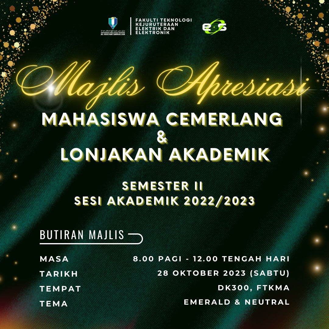 Majlis Apresiasi Mahasiswa Cemerlang & Lonjakan Akademik (Semester II 22/23)